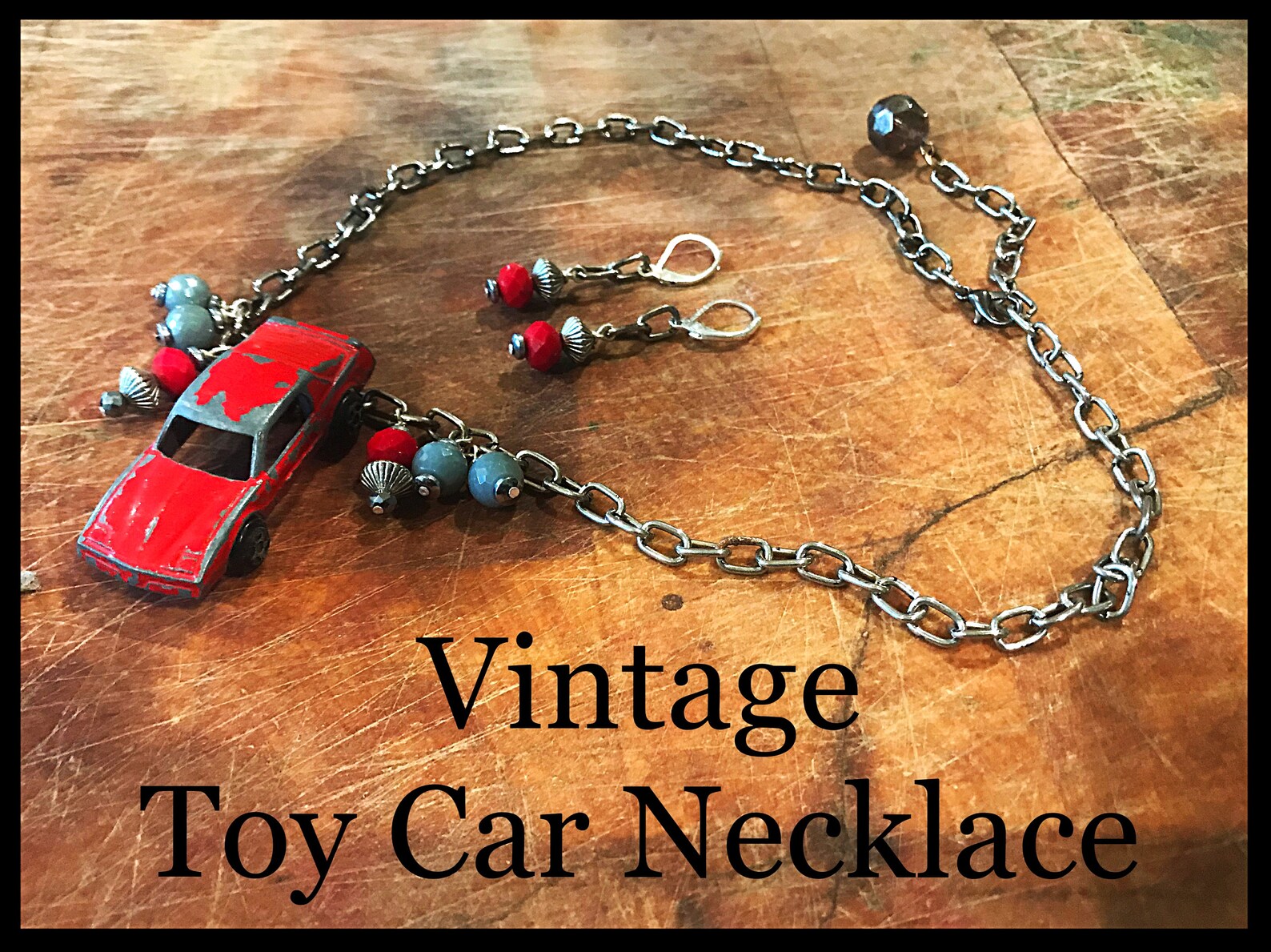 Vintage Toy Car Necklace Etsy