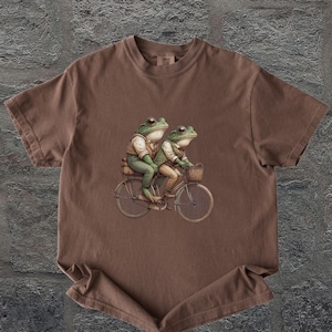 Comfort Colors® Frog And Toad Shirt, Classic Book Shirt, Cottagecore Aesthetic Shirt, Book Lover Gift, Man I Love Frog Tee, Graphic Shirt