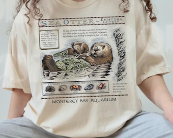 Comfort Colors® Vintage Replica Otter Shirt, Monterey Bay Aquarium otter shirt, Tayl'or otter shirt, Sea otter shirt, The Life Of A Showgirl