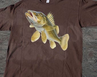 Fish Tattoo Style Vintage 90s Tshirt, Retro Y2k Fisher Shirt, Fish Shirt For Men, Bass Lovers, Fisher Gifts, Ocean Apparel, Cute Fish Lover