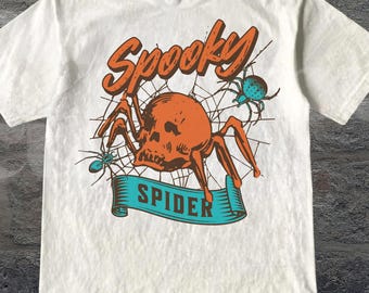 Vintage 90s Spooky Spider Graphic Shirt, Pump Cover Comfort Colors® Spider Shirt, Retro Training Shirt, Spider Oversize, Retro Hero Shirt