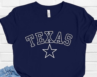 Unisex Texas Star Shirt, Texas Travel Shirt, Texas Sport T-Shirt, Bella Canvas Texas Tee, Country Music, Texas Gifts, Texas Lover TShirt, Tx