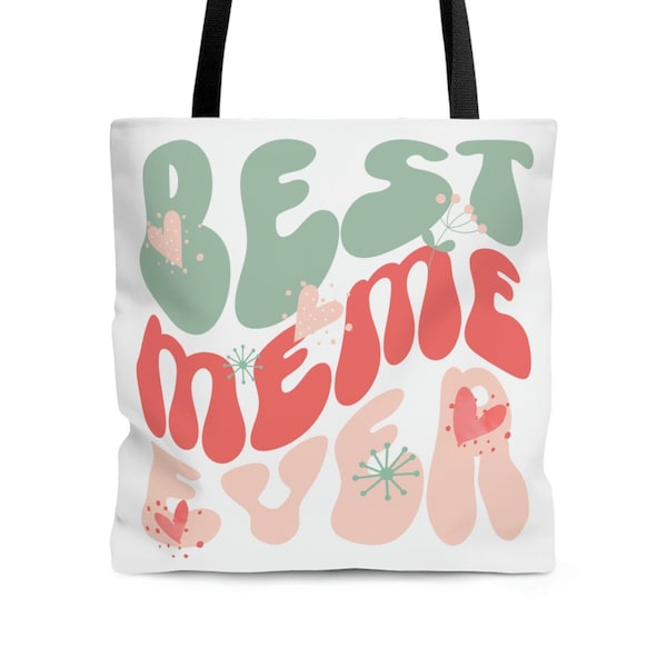 Mothers Day Gift for Meme, Best Meme Tote Bag, Meme Shopping Bag, Best Meme Gift, Mothers Day Meme Gift, Grandma Birthday Gift, Best Meme