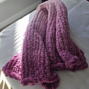Chunky Blanket in Ombre&#39; Shade