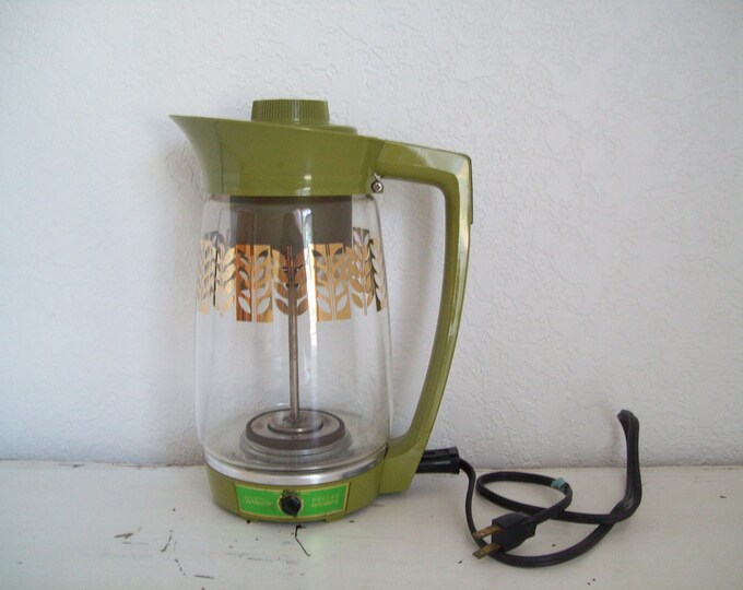 Vintage Sunbeam Electric Glass Percolator Etsy