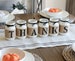 Thanksgiving Decor - Autumn Centerpiece Table Decor - Fall Table Decorations - Mason Jars Set Centerpiece - Rustic Home Decor 