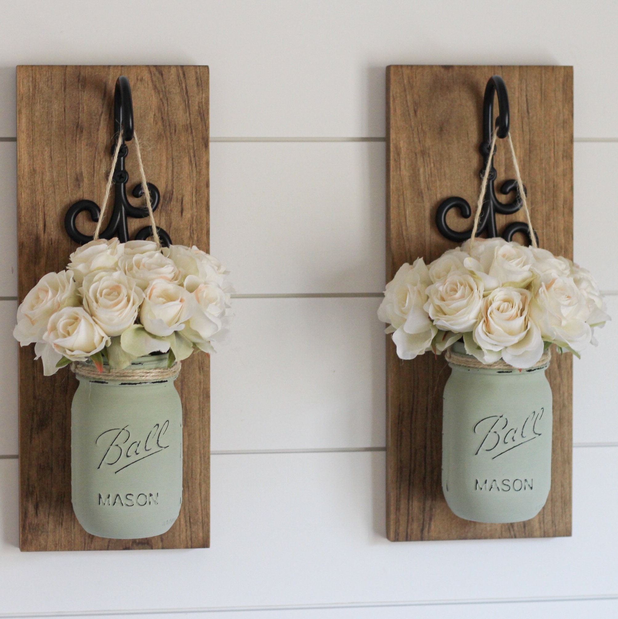 Rustic Wall Home Decor Farmhouse Decor Wall Sconces Wall Etsy UK