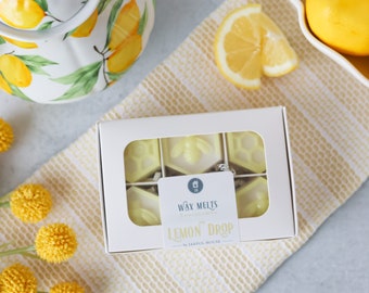 Lemon Drop Coconut Wax Melts, Honeycomb Shapes Wax Tarts, Mother's Day Gift