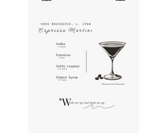 Espresso Martini Poster
