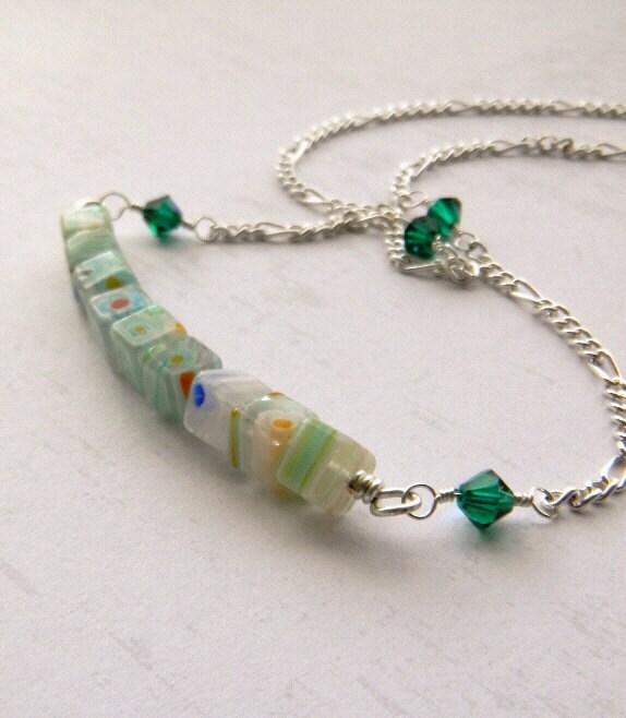 Collana Croce Millefiori – Murano Glass – Vetreria Il Vetraio Collana Croce Millefiori – Murano Glass – Vetreria Il Vetraio