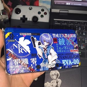 DIY Asuka Neon Genesis Evangelion 3ds nds case full model series, anime cartoon handmade protective case