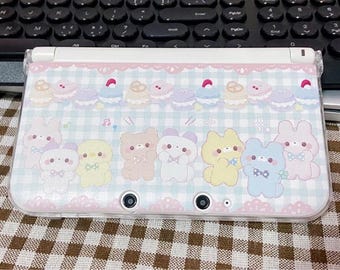 DIY Cute little animals: bunnies, bears, and chicks 3ds nds case full model series, anime cartoon handmade protective case