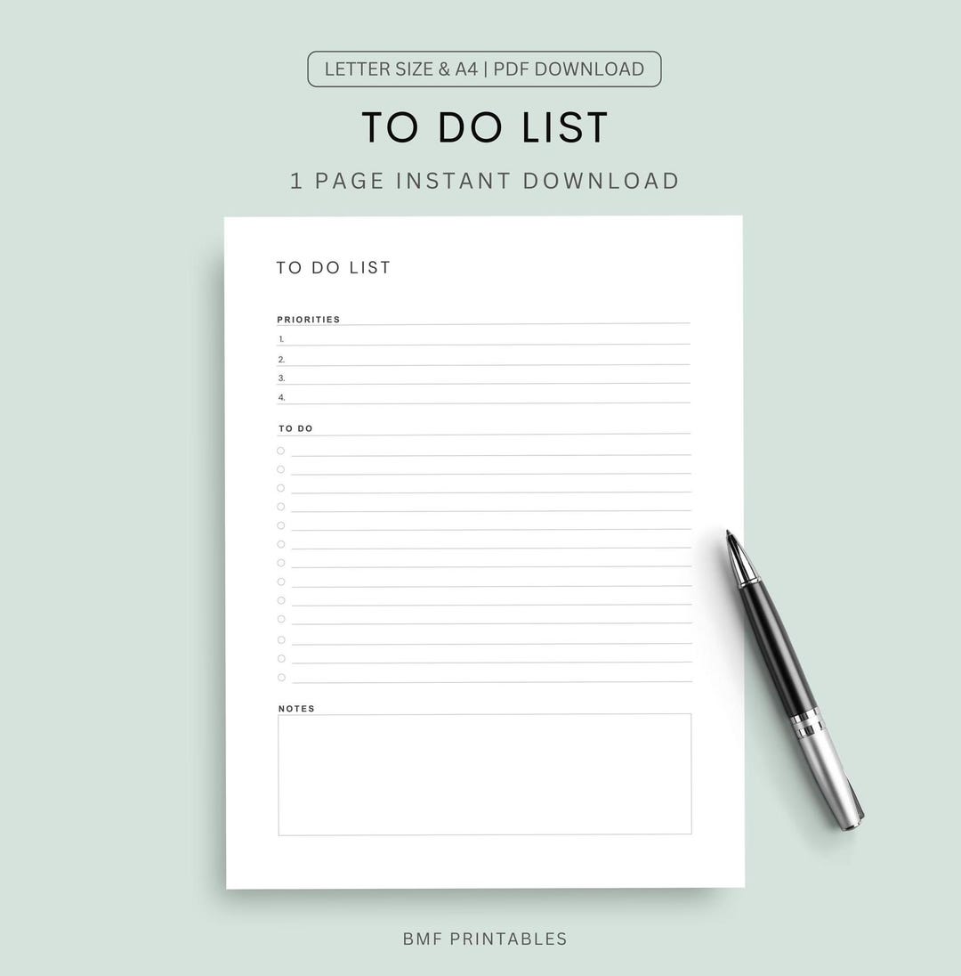 To Do Liste Printable, Aufgaben Tracker Vorlage, Aufgaben Planer