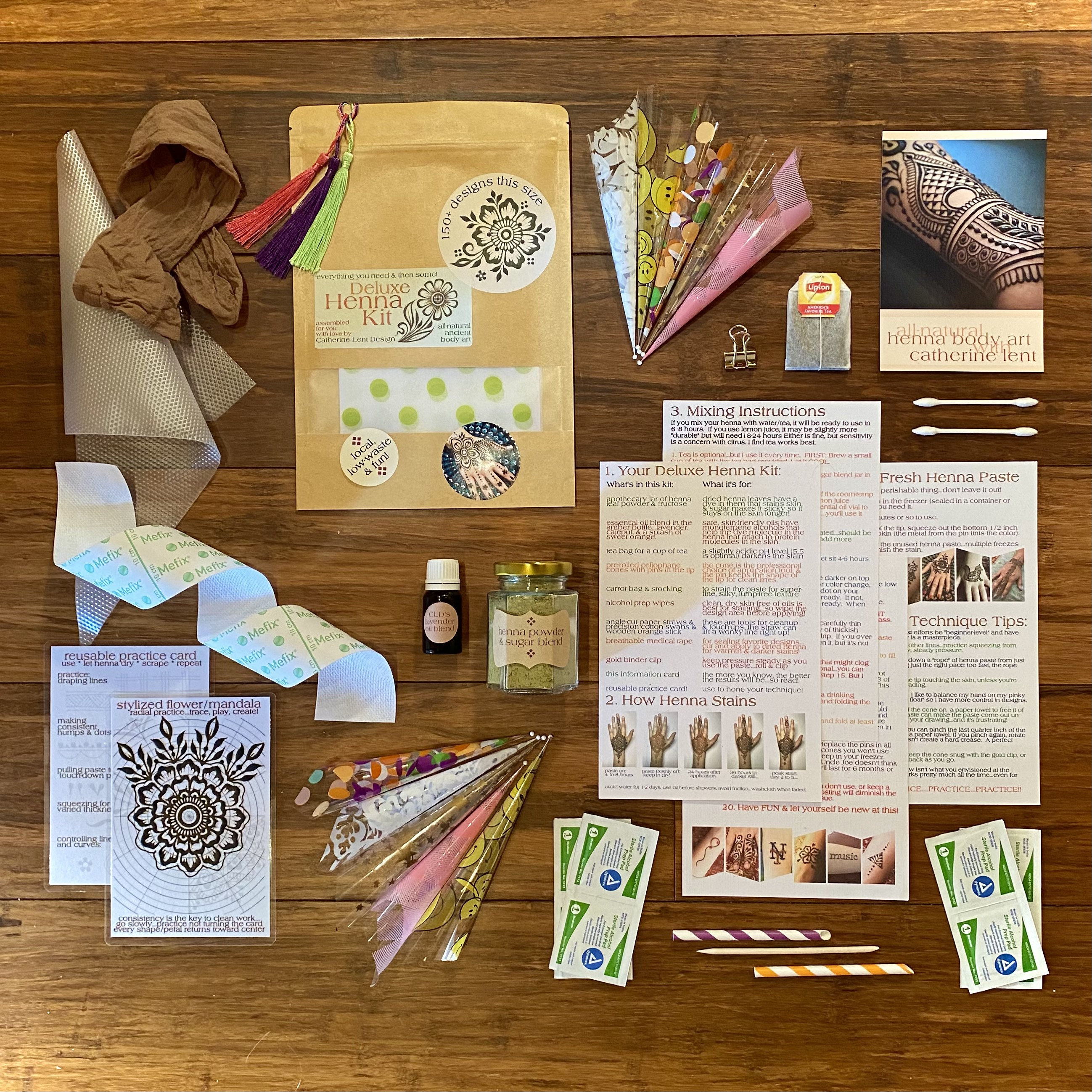 Deluxe Henna Kit - Etsy Finland