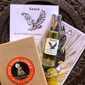 EAGLE Power Animal Plant Perfume Anointing Oil Totem Pole Collection 8ml roll-on image 1