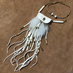 White Deerskin Wedding Medicine Bag