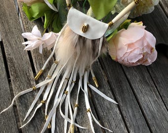 White Deerskin Wedding Medicine Bag