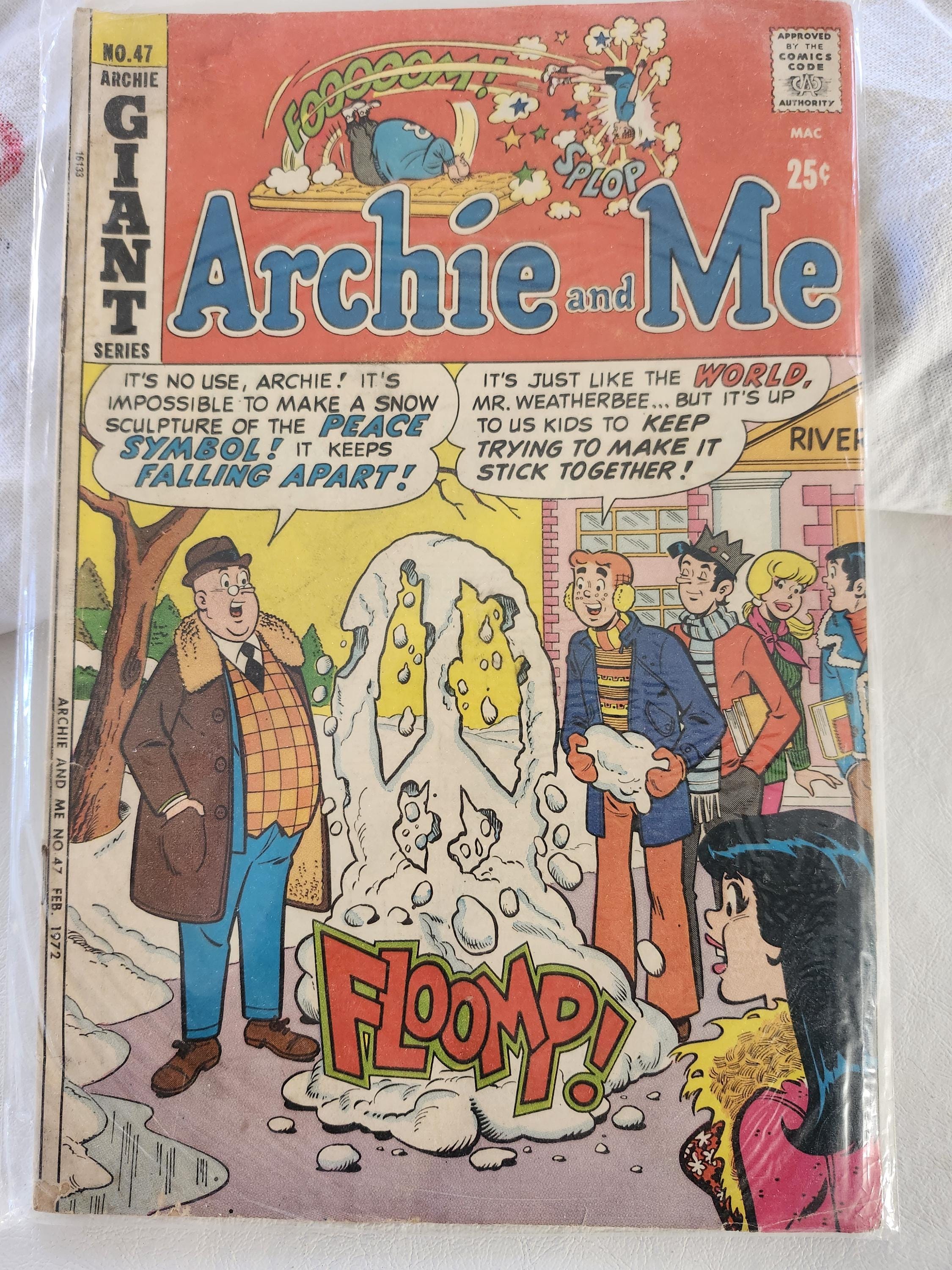 Archie Series Comic Book Rare Archie and Me Giant #47 1972 - Etsy