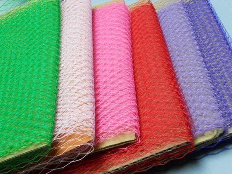 Weekly Promos Any colors of 10 Yards 9 inches wide Russian/French Veiling image 2