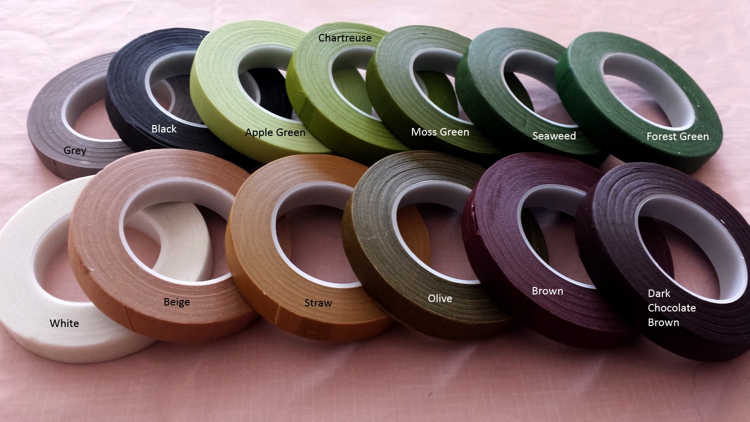 1 Roll of Floral Tape 30 Yards 27 M/per Roll 22 Colors Etsy