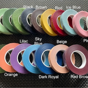 1 roll of floral tape -- 30 Yards, 27 M/per roll (You Pick The Color)