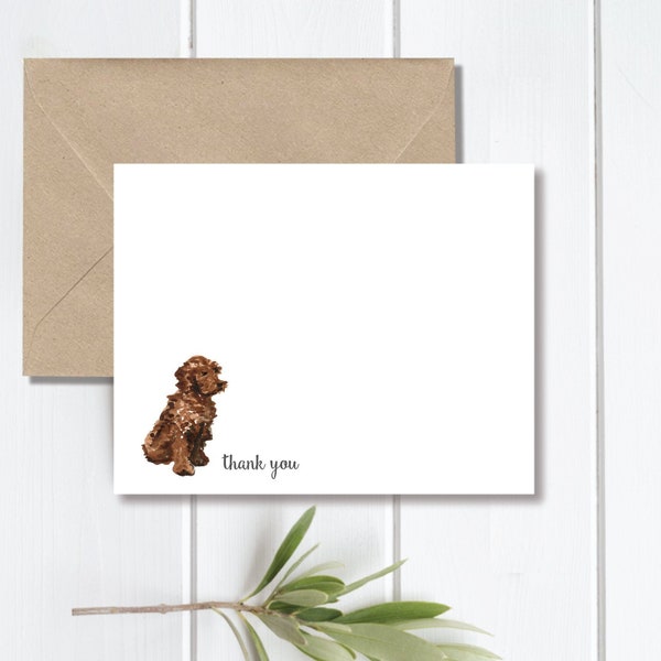 Goldendoodle Gift, Goldendoodle Lover, Goldendoodle Stationery, Personalized Note Cards, Stationery Set, Dog Lover Gift