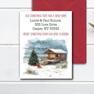 Moving announcements, New Home Announcement, Moving, We&#39;ve Moved, Winter Moving Announcements, Christmas Moving Announcements, New Address