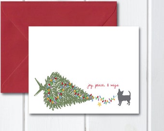 Dog Christmas Cards, Holiday Card Set, Dogs, Dog Stationery, Dog Cards, Christmas Cards Dogs, Pets, Goldendoodle, Labradoodle