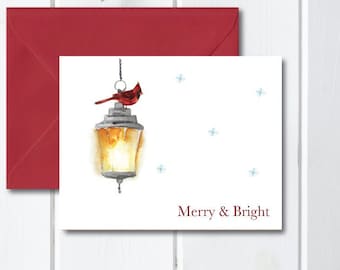 Christmas Cards, Cardinals, Holiday Cards, Christmas Card Set, Holiday Card Set, Christmas, Handmade