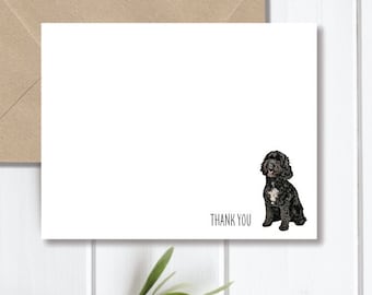 Cockapoo Note Cards, Cockapoo Stationery, Dog Stationery, Personalized Note Cards, Stationery Set, Dog Lover Gift