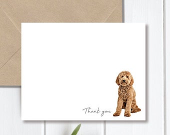 Goldendoodle Gift, Goldendoodle Lover, Goldendoodle Stationery, Personalized Note Cards, Stationery Set, Dog Lover Gift