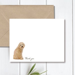 Goldendoodle Gift, Goldendoodle Lover, Goldendoodle Stationery, Personalized Note Cards, Stationery Set, Dog Lover Gift