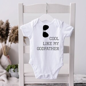 Gift for Goddaughter, Gift From Godfather, Goddaughter, Christening Gift, New Baby, Godfather, Cotton, Baby Shower Gift, Baseball Tee