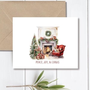 Corgi Christmas Cards, Dog Christmas Cards, Dogs, Dog Stationery, Dog Cards, Christmas Cards Dogs, Pets, Corgi, Welsh Corgi