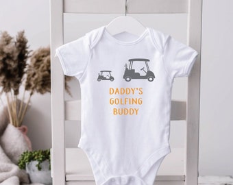 Golf, Boy's Shirt, Golf Baby Bodysuit, Baby Shower Gift, Baby Boy, Father's Day Gift, New Dad, Golf Lovers, Golf Baby, Daddy's Caddy