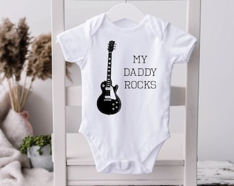 Cool Like Daddy, Gift for New Dad, Baby Boy, Guitar, Baby Shower Gift, Baby Boy, Father's Day, New Dad, Sunglasses