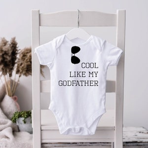 Gift for Godson, Gift From Godfather, Goddaughter, Christening Gift, New Baby, Godfather, Godson, Baby Shower Gift, Baseball Tee, Cotton