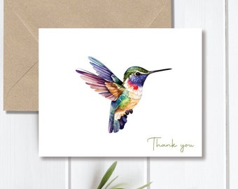 Hummingbird Thank You Cards, Hummingbird Note Cards, Hummingbirds, Hummingbird Cards, Thank You Cards, Thank You Notes, Note Cards