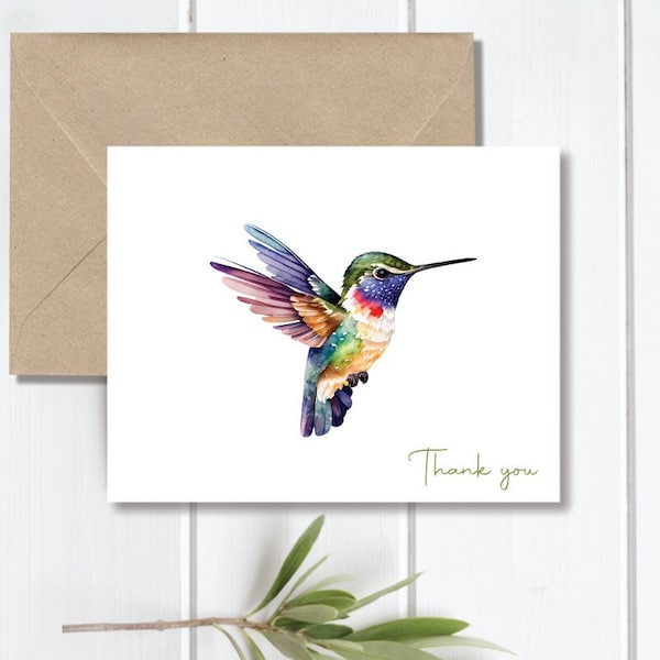 Hummingbird Thank You Cards, Hummingbird Note Cards, Hummingbirds, Hummingbird Cards, Thank You Cards, Thank You Notes, Note Cards