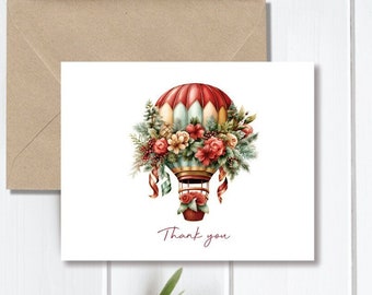 Thank You Cards, Christmas Thank You Cards, Evergreen Tree Cards, Evergreens, Rustic Christmas Cards, Christmas Cards, Thank You Notes