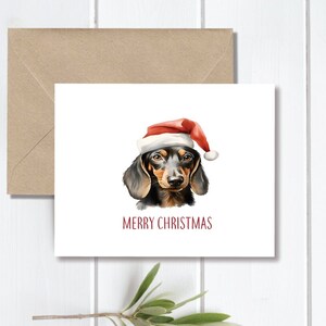 Dachshund, Dog Christmas Cards, Holiday Card Set, Dogs, Dog Stationery, Dog Cards, Christmas Cards Dogs, Pets, Dachshund Christmas Cards