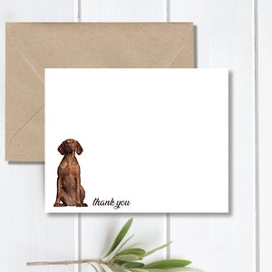 Vizsla Note Cards, Vizsla Stationery, Vizsla Lover, Dog Stationery, Personalized Note Cards, Stationery Set, Dog Lover Gift