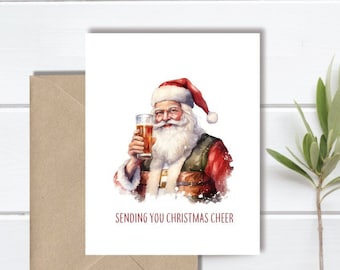 Santa Christmas Cards, Santa Claus, Christmas Cards, Holiday Cards, Santa, Christmas Card Sets, Traditional Santa, Rustic Christmas