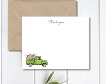 Thank You Notes, Garden Stationery, Floral, Stationery, Note Cards, Personalized Note Cards, Floral Note Cards, Rustic, Farmhouse