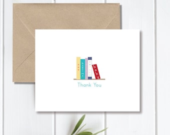 Bring a Book, Bring a Book Thank You Cards, Thank You Cards, Baby Book Shower, Baby Thank You Cards, Baby, Books