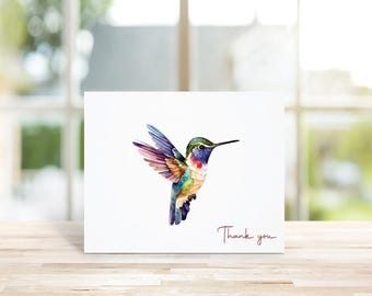Hummingbird Thank You Cards