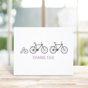 Cartes De Remerciement Pour Bébé, Fête Prénatale, Vélos, Tricycle, Faire Part De Bébé, Cartes De Remerciement, Fête Prénatale, Nouveau Bébé, Faire-Part De Naissance