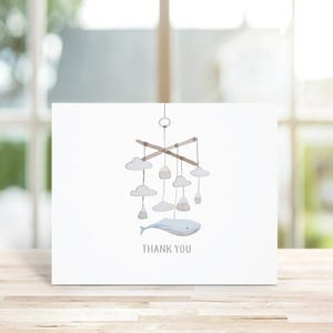 Cartes de remerciement pour shower de bébé, sexe neutre, Baleines, Merci pour bébé, Bébé bohème, Mots de remerciement bébé, Cartes de remerciement bébé, Fille, Garçon