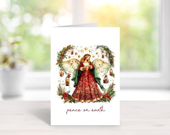 Christmas Cards, Angels, Christmas Angel, Holiday Cards, Rustic Christmas,  Angel Cards, Christmas Card Sets, Religious Christmas Cards