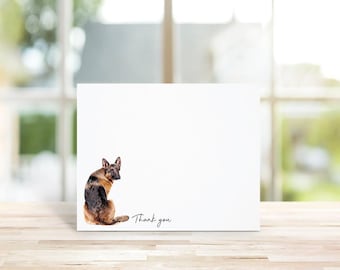 German Shepherd Note Cards